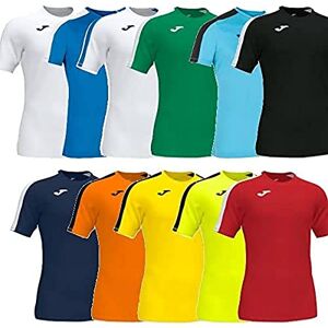 Joma Academy Men's Short Sleeve T-Shirt White-Blue