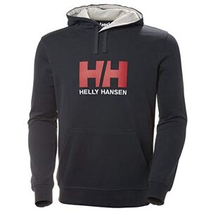 Helly Hansen Mens HH Logo Hoodie, L, Navy