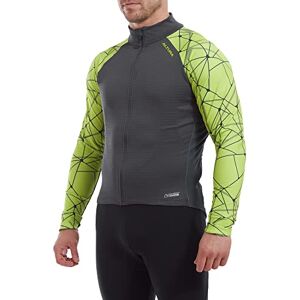 Altura Icon Men's Long Sleeve Jersey - Navy/Lime, M