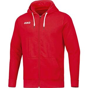 JAKO Men's Base Hooded Jacket, red, L