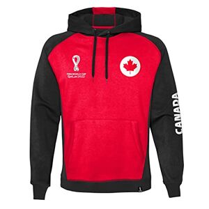 Official FIFA World Cup 2022 Overhead Hoodie, Men's, Canada, Small Red