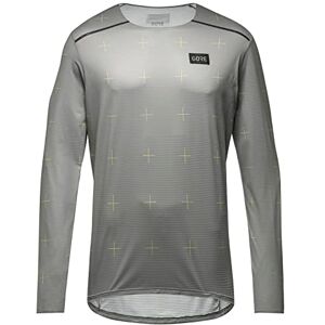 GORE WEAR Men's Breathable Shirt, Contest, Comfortable Long-sleeved Functional Shirt, Quick-drying, Lab Gray, XL