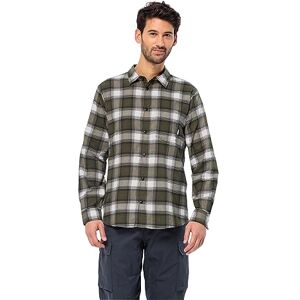 Jack Wolfskin Men's Hiking Trail Shirt M, Island Moss Checks, L