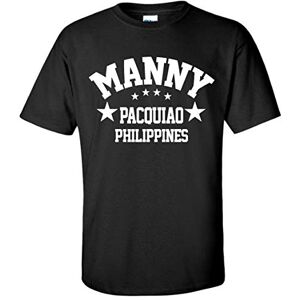 Manny Pacquiao Philippines Champion Boxing Gym Training Mens T-Shirt (XX-Large) Black