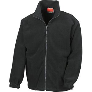 Result Mens Full Zip Active Fleece Anti Pilling Jacket (M) (Black)