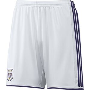 adidas RSCA H/A SHO - 2nd football kit - Shorts -RSCA Anderlecht 2015/16 for Men, L, White/Púrpura