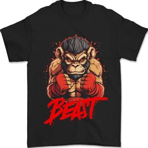 Gildan Muay Thai Beast MMA Martial Arts Boxing Mens T-Shirt 100% Cotton Black 5XL