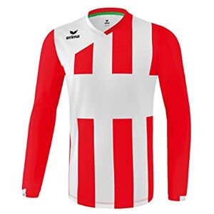 Erima Men's Siena 3.0 Long Sleeve Jersey - Red/White, Small