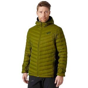 Helly Hansen Mens Verglas Hooded Down Hybrid Ins, Olive Green, XL