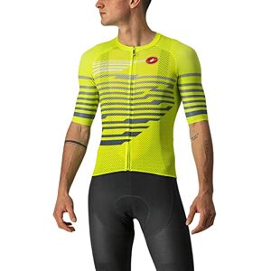 castelli 4522015-383 CLIMBER'S 3.0 SL JRS Sweatshirt Men's Electric Lime/Blue XS