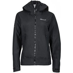 Marmot Wm's Starfire Jacket Hardshell Rain Jacket, Raincoat, Windproof, Waterproof, Breathable - Black, Small