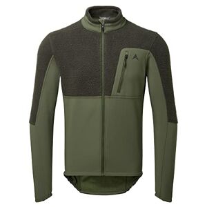 Altura Mens All Roads Thermal Water Repellent Reflective Cycling Fleece - Olive - XX-Large