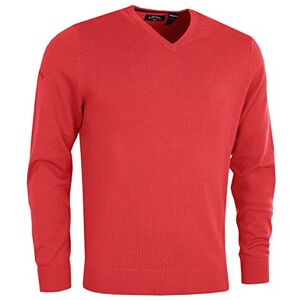 Callaway Men's V-Neck Merino Sweater Girls Jumpers, Red (Rojo 600), X-Large