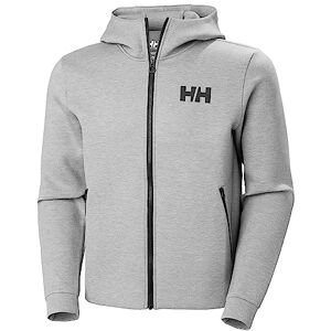 Helly Hansen Mens Hydropower Ocean Full Zip Jacket 2.0, 2XL, Grey Melange