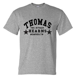 Thomas The Hitman Hearns Boxing Inspired Gym Training Mens T-Shirt (X-Large) Sports Grey