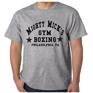 Mighty Mick's Boxing Gym Rocky Movie Inspired Training Mens T-Shirt (XX_Large) Sports Grey