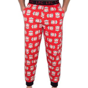 Liverpool FC Official Football Gift Mens Lounge Pants Pyjama Bottoms Red Small