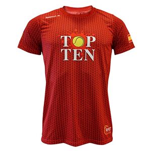 Luanvi Limited Edition Technical T-Shirt Top Ten, Mens, 12839, red, XXL