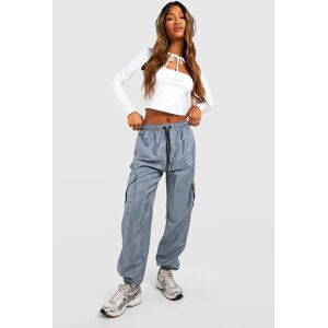 boohoo Shell Cargo Joggers