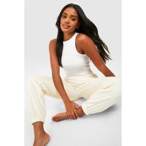 boohoo Half Zip Fleece Loungewear Joggers