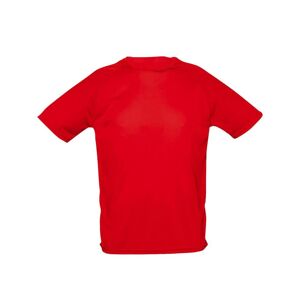 Sols Mens Sporty Short Sleeve Performance T-Shirt (Red) - Size X-Small