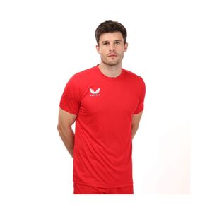 Castore Mens Training T-Shirt In Red - Size Small
