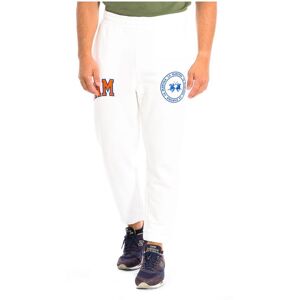 La Martina Mens Jogger Sports Pants 11m100-Fp533 - White Cotton - Size Small