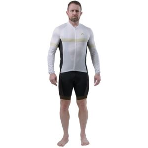 Agilis Male Long Sleeve Jersey - S, White / Black