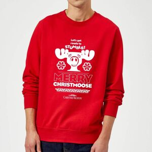 Original Hero National Lampoon Merry Christmoose Christmas Jumper - Red - L