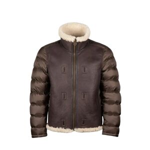 Ten C , Shearling Lined Jacket ,Brown male, Sizes: XL