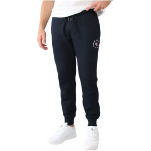 Tommy Hilfiger , Men`s joggers with logo ,Blue male, Sizes: L