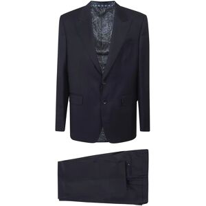 Etro , Men's Clothing Suits Blue Aw22 ,Blue male, Sizes: XL, L, 2XL