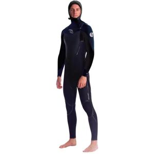 Rip Curl Heat Seeker Hooded 5mm Zipless Wetsuit (Black)  - Black - Size: Large