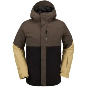 Volcom L Insulated Gore Tex Jacket (Brown)  - Brown;Black - Size: Small