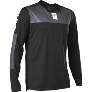 Fox Clothing Defend Foxhead Long Sleeve MTB Cycling Jersey Black