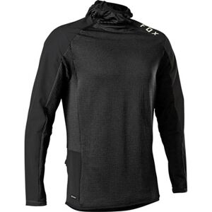 Fox Clothing Defend Thermo Long Sleeve Hooded Cycling Jersey Black