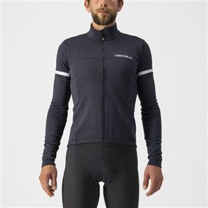 Castelli Fondo 2 Long Sleeve Cycling Jersey Light Black/White Reflex