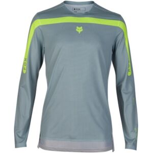 Fox Clothing Flexair Aviation Long Sleeve MTB Jersey Race Gunmetal