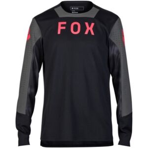 Fox Clothing Defend Long Sleeve MTB Jersey Taunt Black