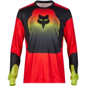 Fox Clothing Ranger Long Sleeve MTB Jersey Revise Red/Yellow