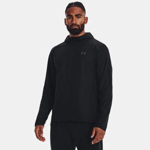 Men's  Under Armour  Launch Hooded Jacket Black / Jet Gray / Reflective S