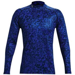 Under Armour ColdGear Infrared Long Sleeve Golf Mock Base Layer - Royal Blue