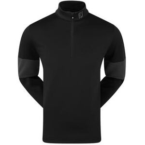 FootJoy Ribbed Chillout XP Golf Sweater - Black/Charcoal