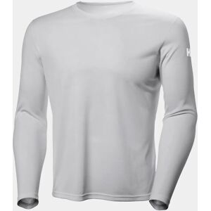 Helly Hansen Men's HH Tech Crew Technical Base Layer Top Grey 2XL - Light Grey - Male