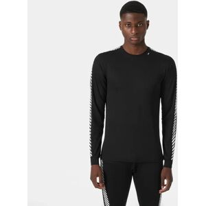 Helly Hansen Men's HH Lifa Stripe Crew Ski Base Layer Black 2XL - Black - Male