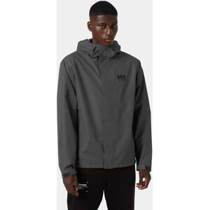 Helly Hansen Men's Seven J Outdoor Rain Jacket Black 2XL - Ebony Black - Male