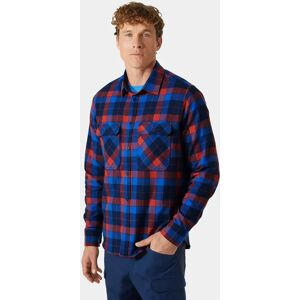 Helly Hansen Men's Lokka Organic Flannel Shirt Red L - Poppy Red B - Male