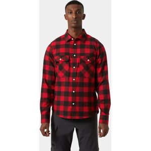 Helly Hansen Men's Lokka Organic Flannel Shirt Red XL - Red Buffalo - Male