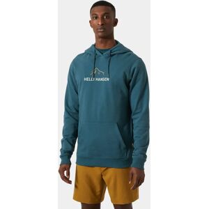 Helly Hansen Men's F2F Cotton Hoodie Green 2XL - Dark Creek Green - Male