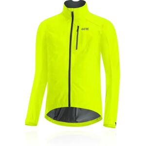 Gore C3 Gore-Tex Paclite Mens Cycling Jacket Neon Yellow  - Size: S - male